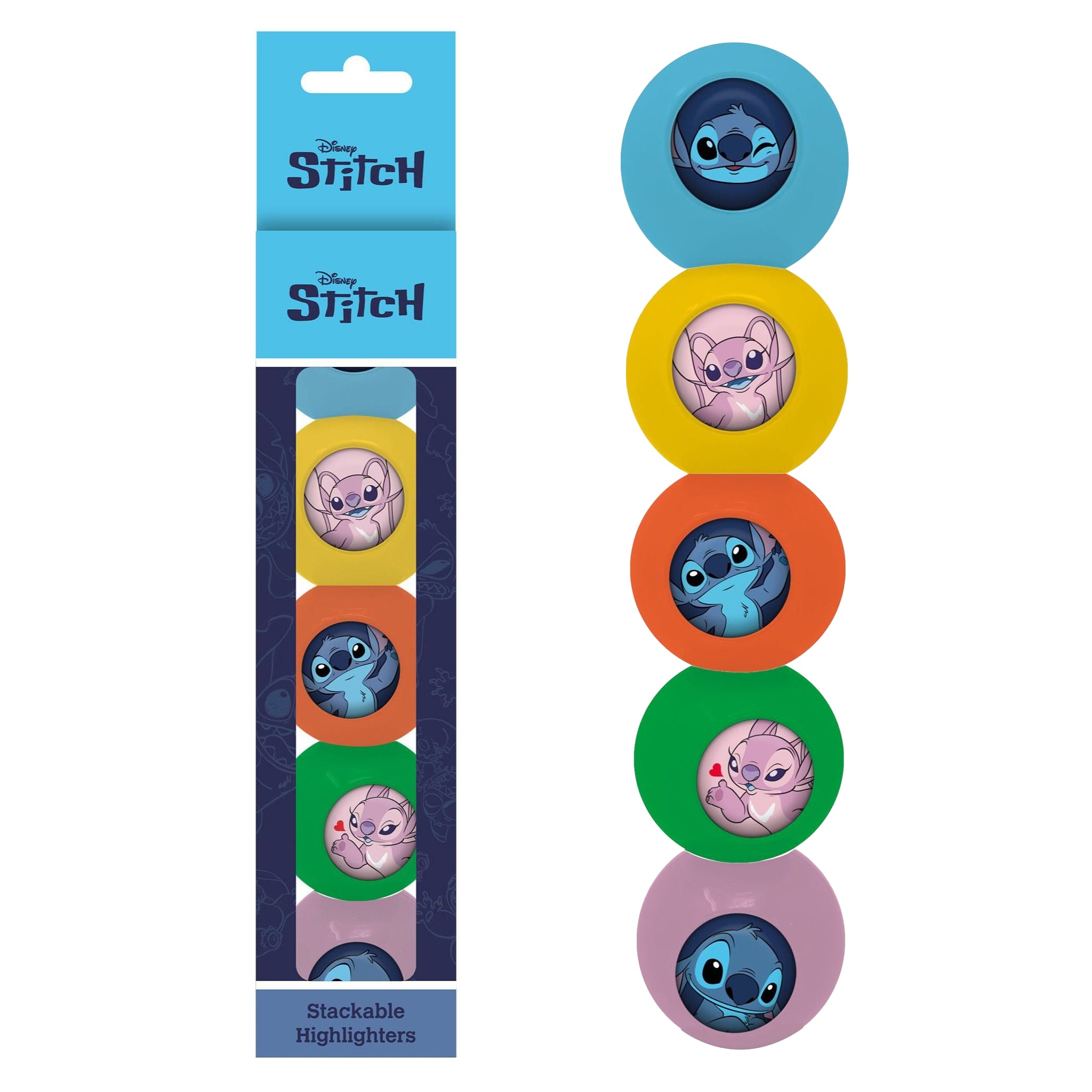 Disney Lilo & Stitch Stackable Highlighters Set