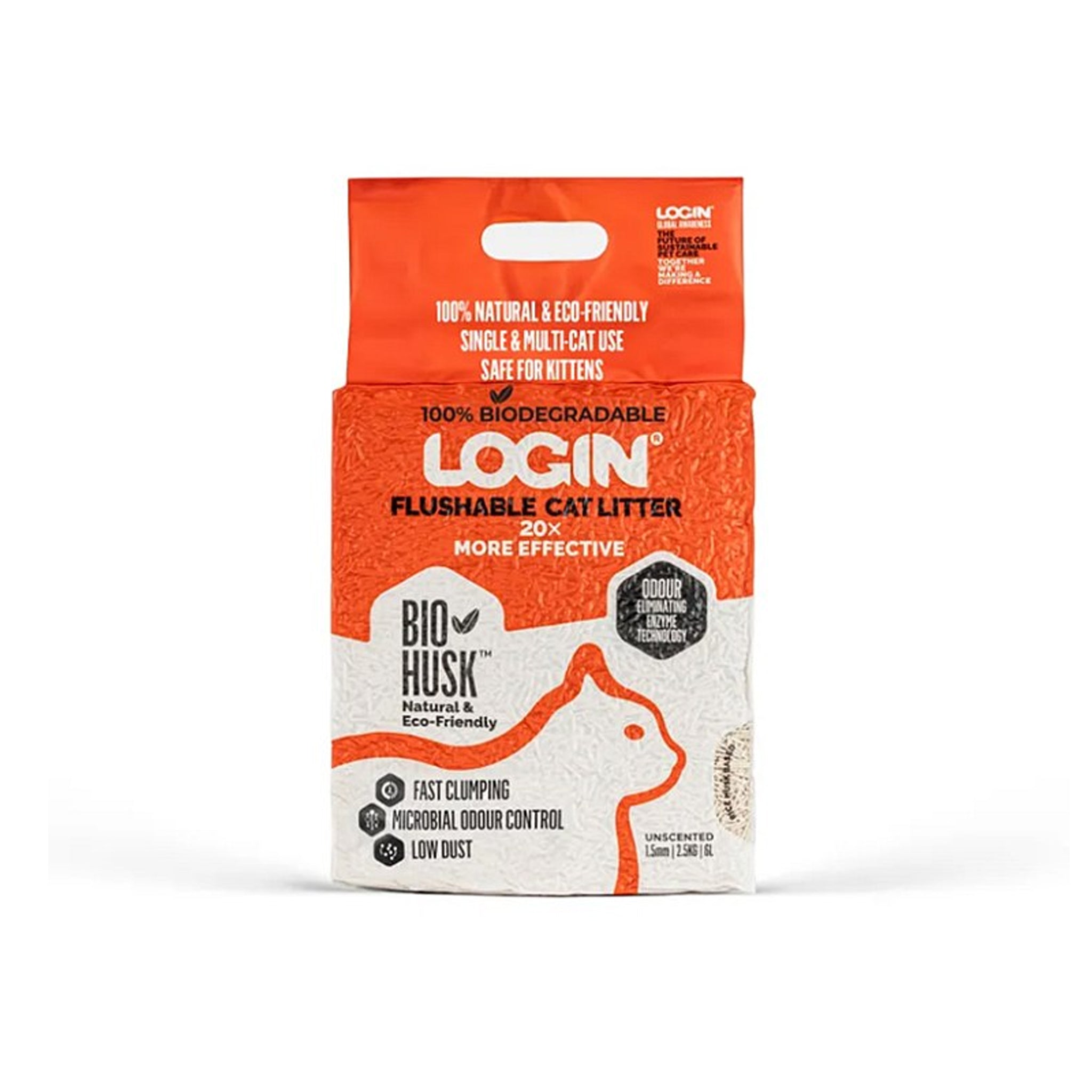 Login Rice Husk Cat Litter 2.5kg