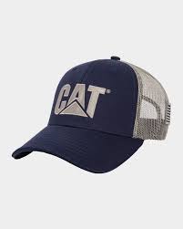 CAT Logo Mesh Back Hat-One Size
