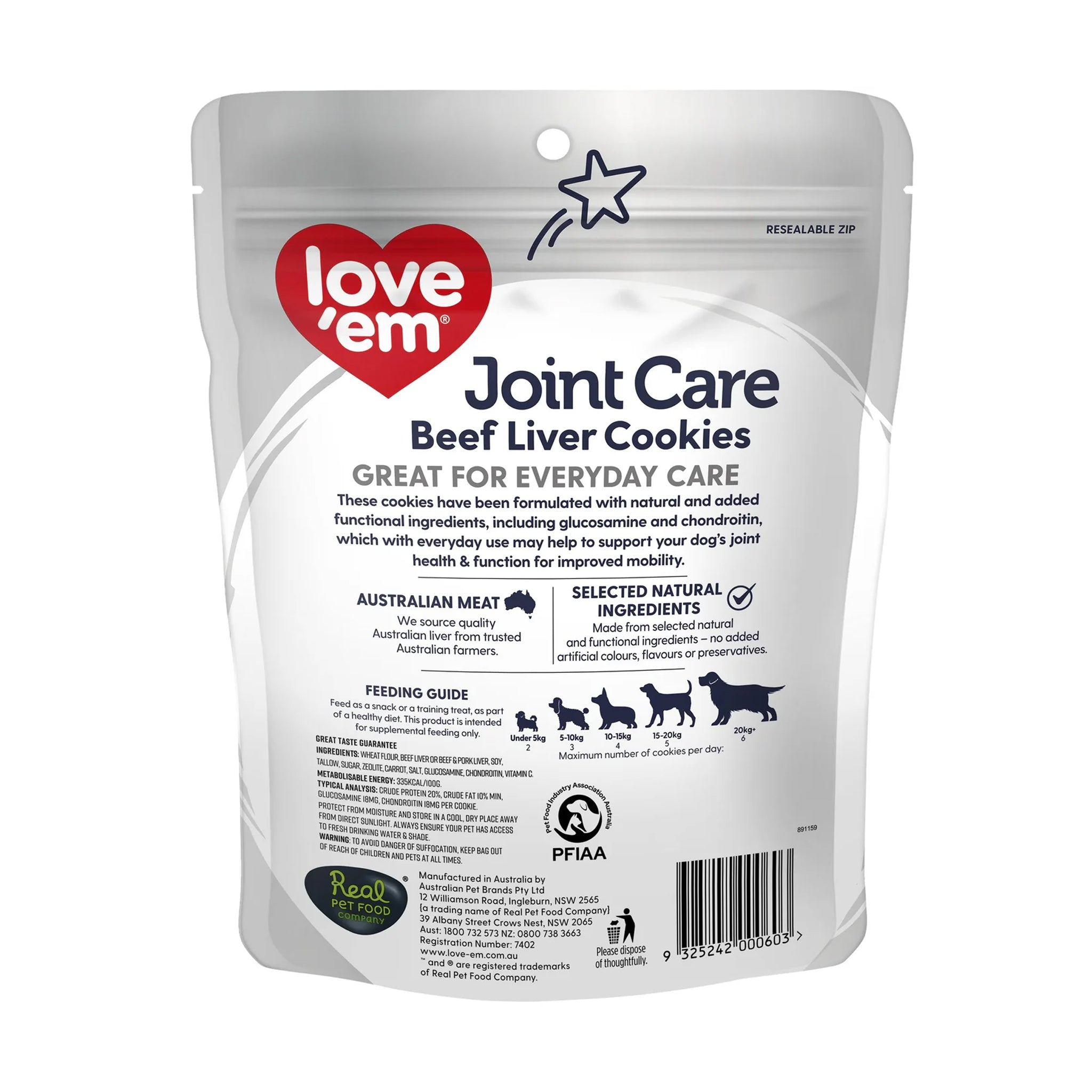 Love Em Beef Joint Care Cookie 250g