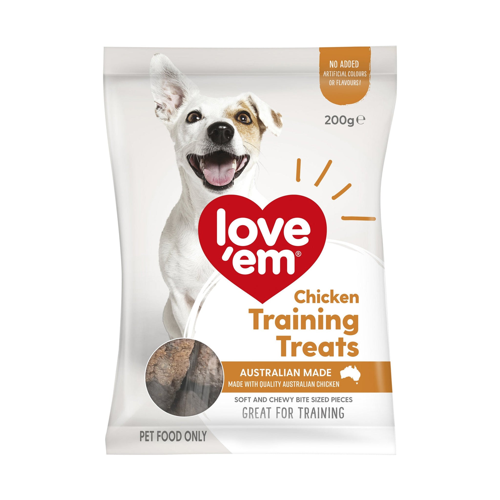 Love Em Chicken Mini Training Treats for Dogs – 200g