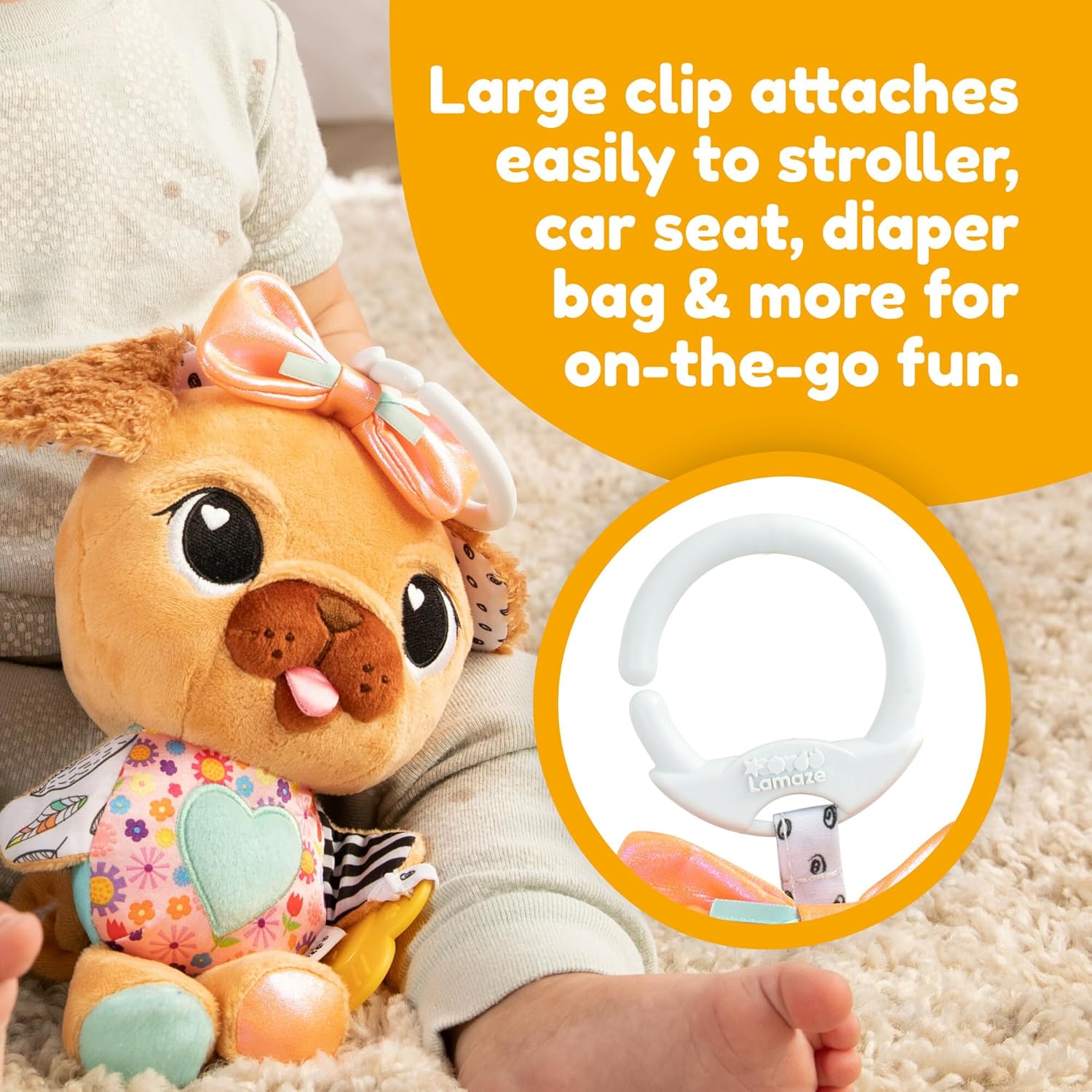 Lovey the Pug Clip & Go