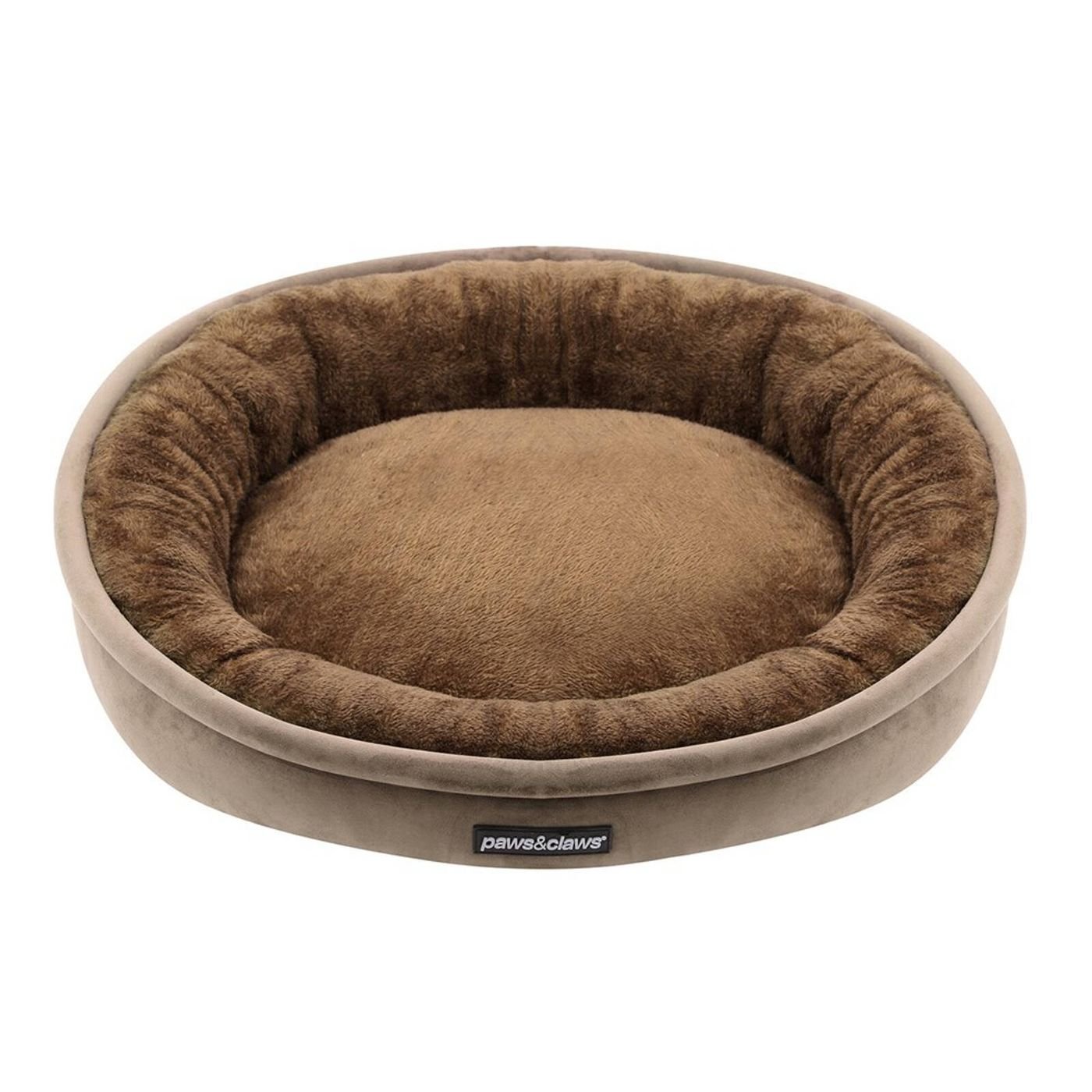 Lux Round Bed Mocha Small 60x60x14cm