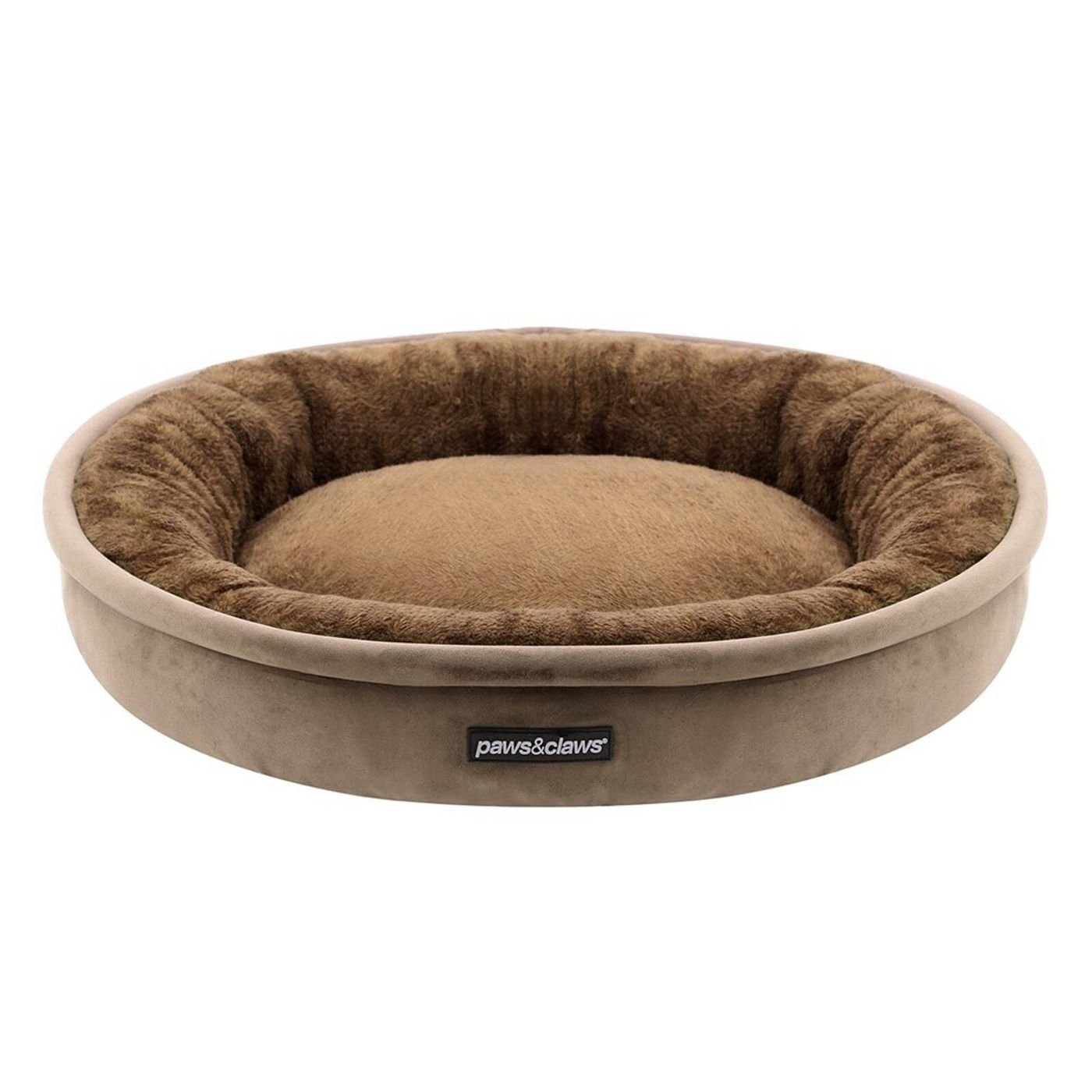 Lux Round Bed Mocha Small 60x60x14cm