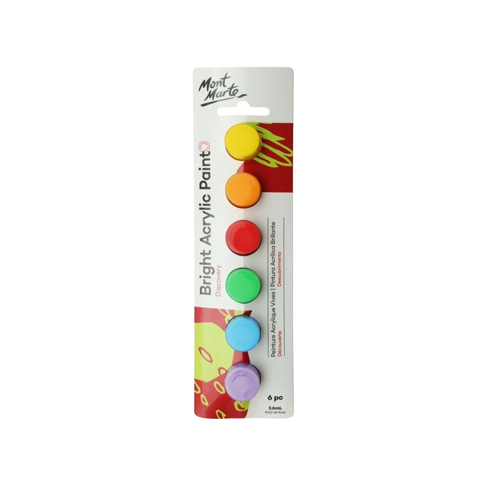 MONT MARTE Acrylic Paint 6pc  3.6ml