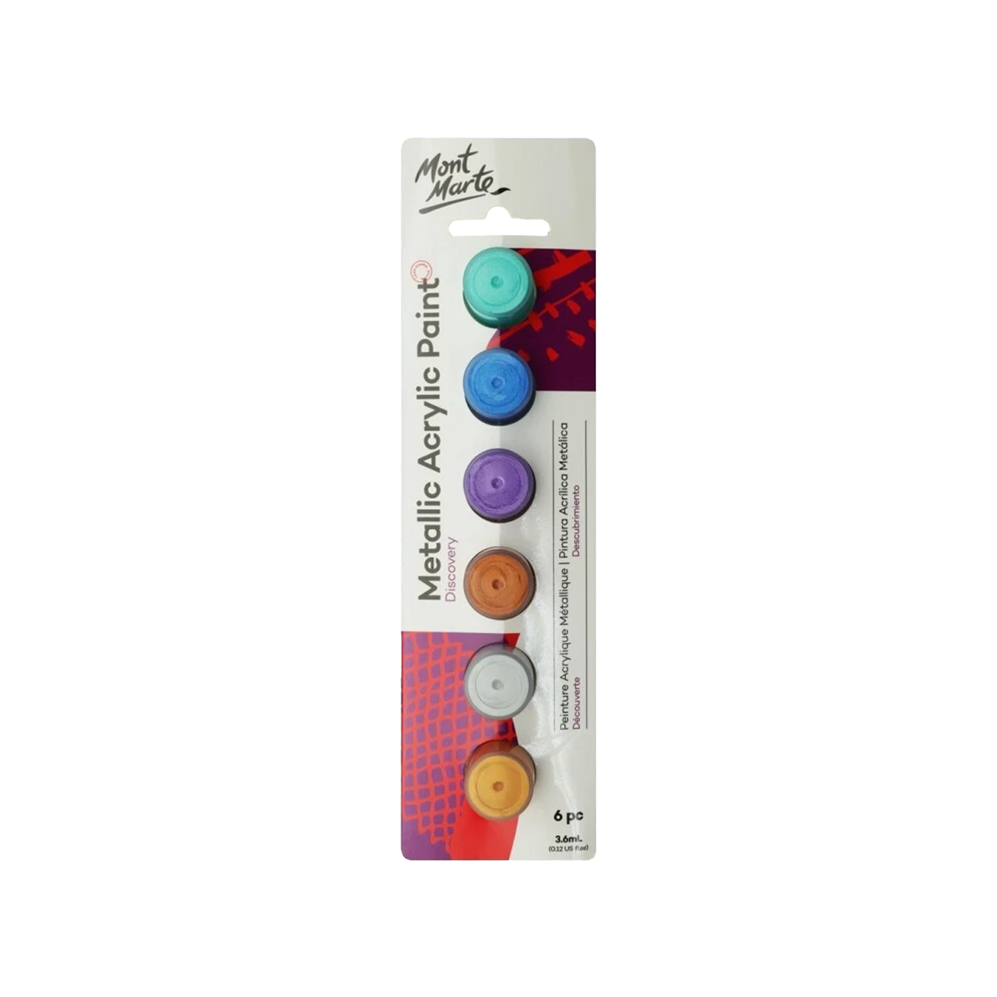 MONT MARTE Acrylic Paint 6pc  3.6ml