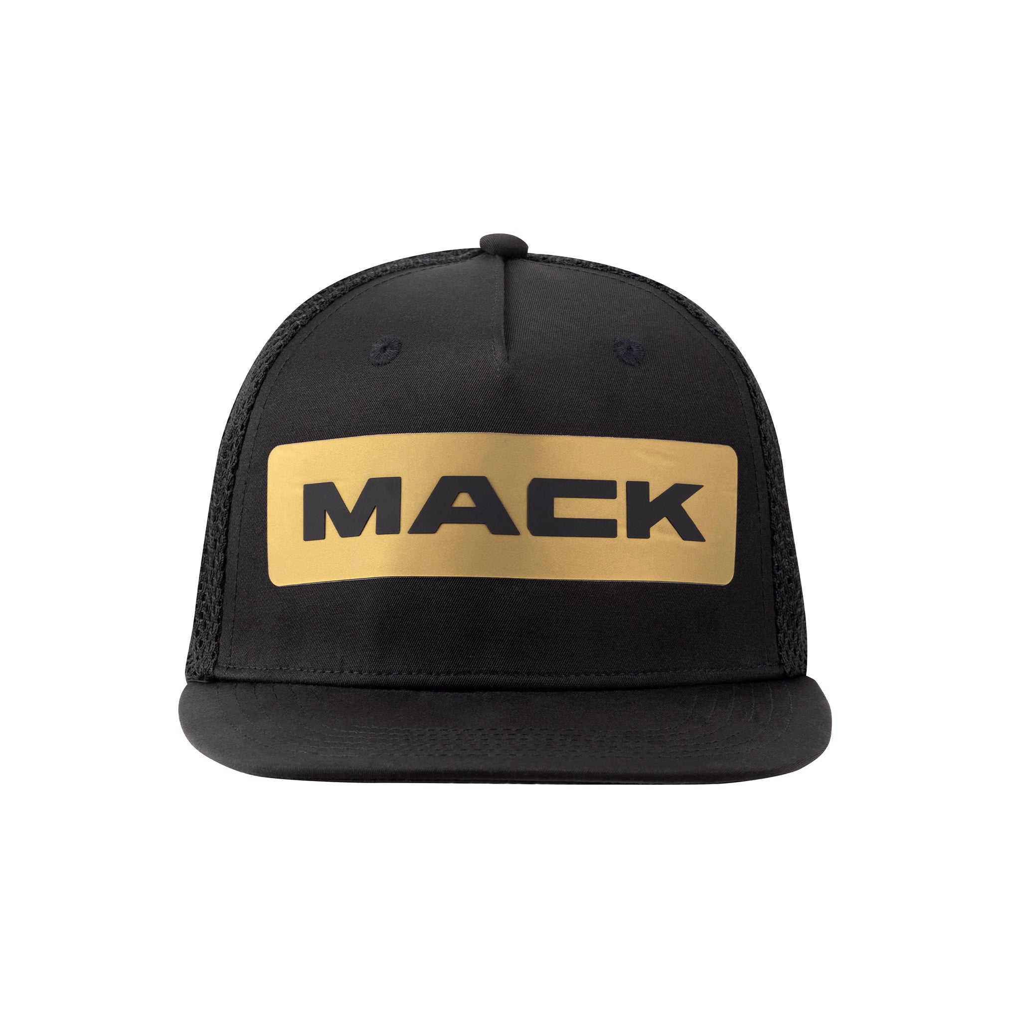 Mack Flat Brim Dart Trucker w Fitted closure