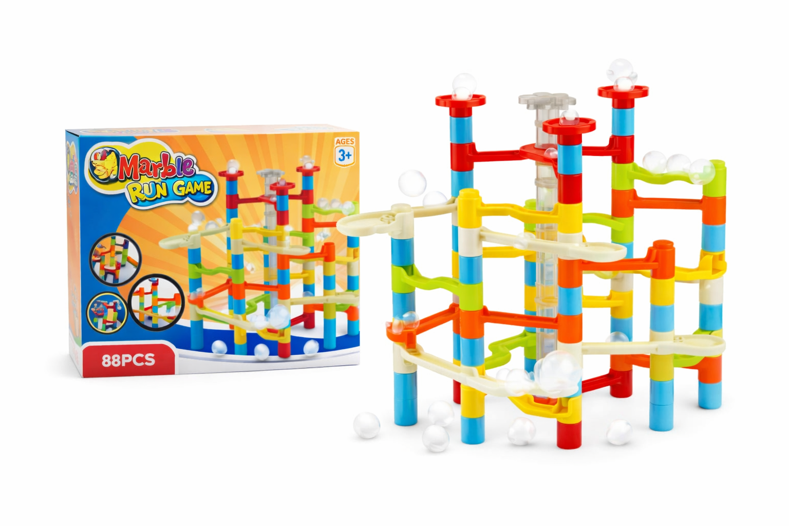 88pce Marble Run