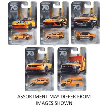 Matchbox 1:64 70th Moving Parts Vehicles assorted
