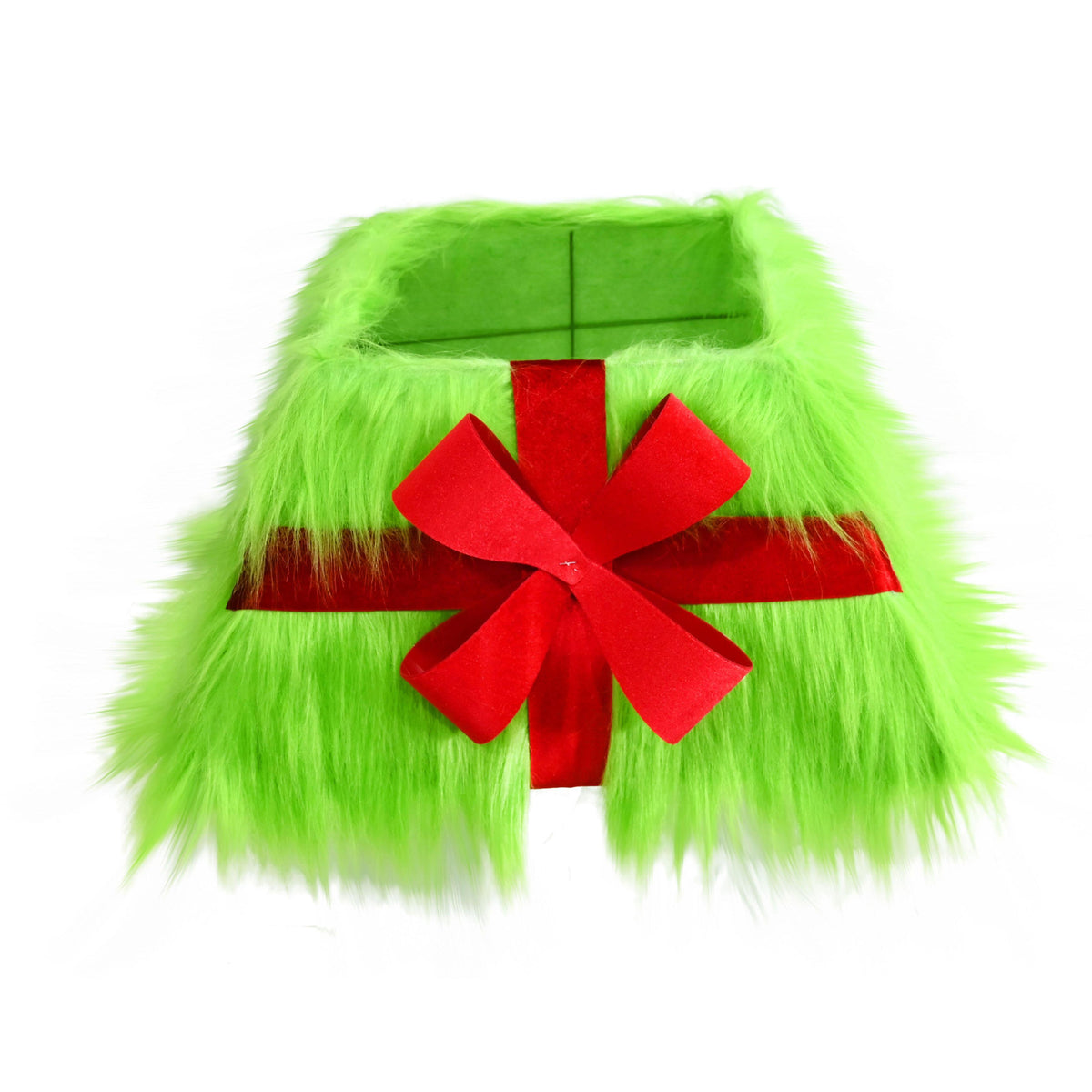 Mean Green Furry Foldable Tree Base