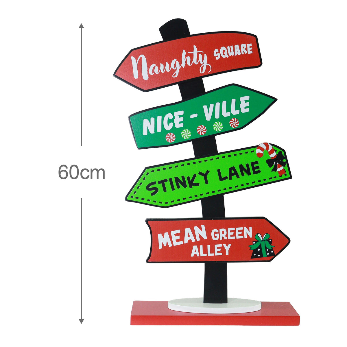 Mean Green Sign Post 60cm