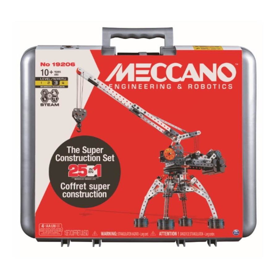 Meccano 25 in 1 Construction Set in case