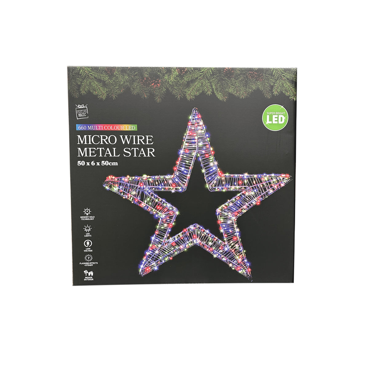 Micro Wire LED Star 50cm