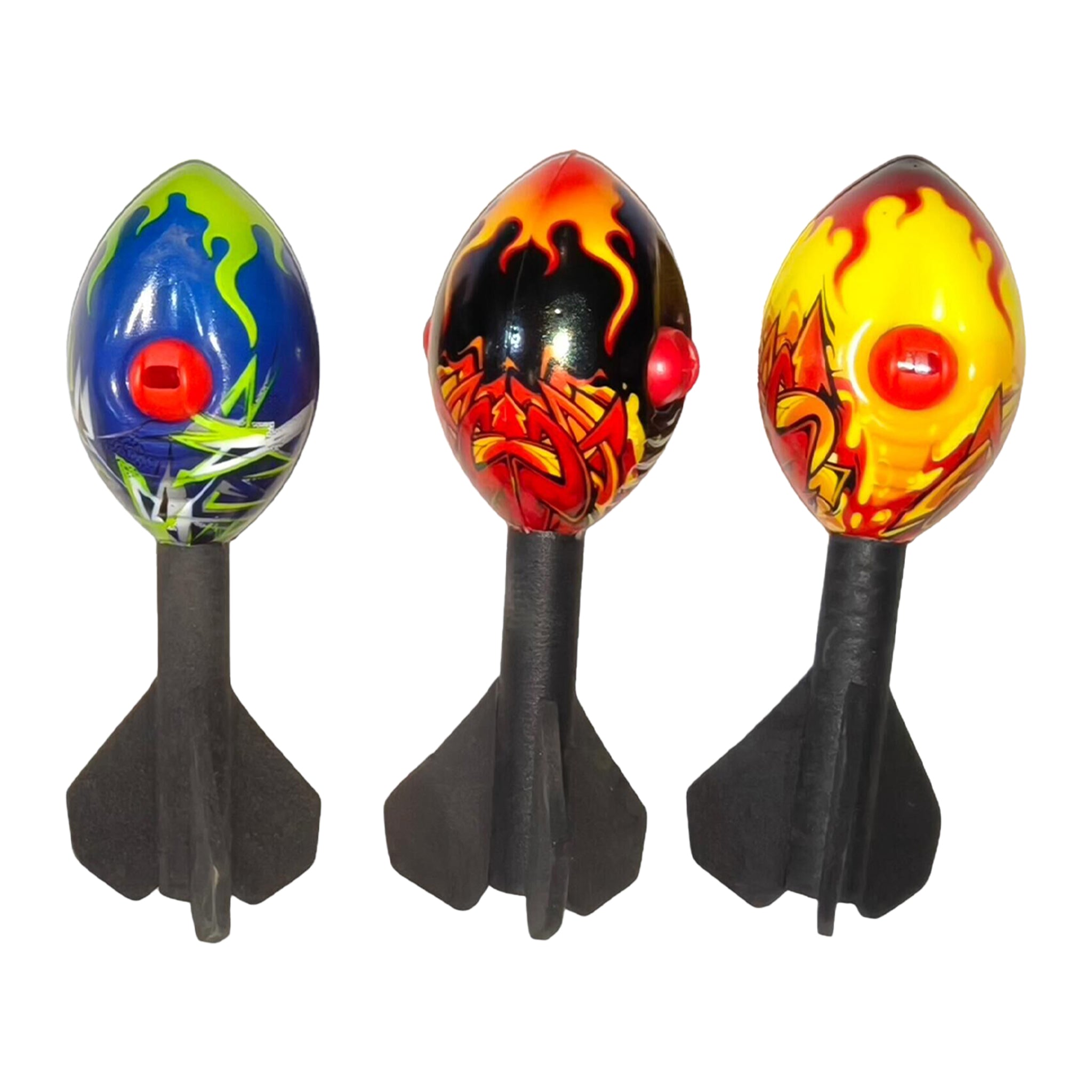 Mini Missile with Whistle Action 16cm assorted