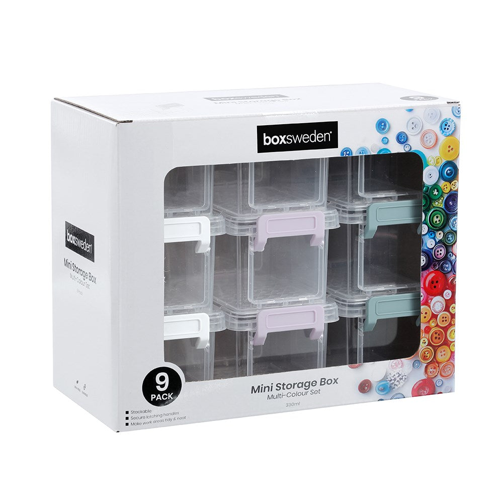 Mini Storage Boxes – 330ml (9 Pack)