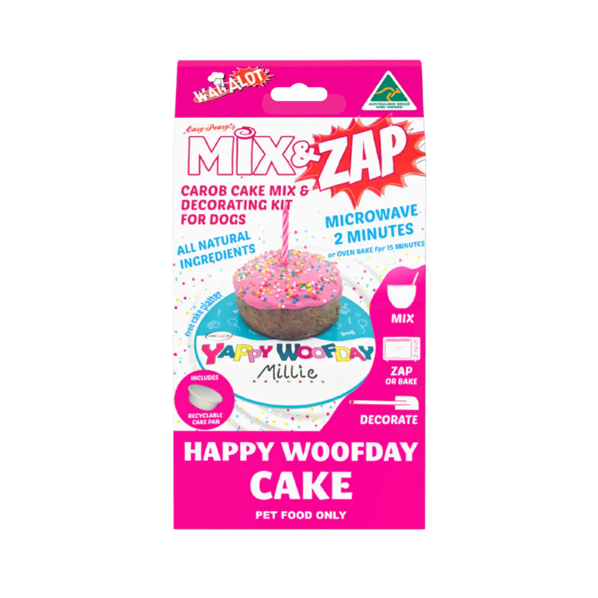 Wagalot Mix & Zap Happy Woofday Cake Mix