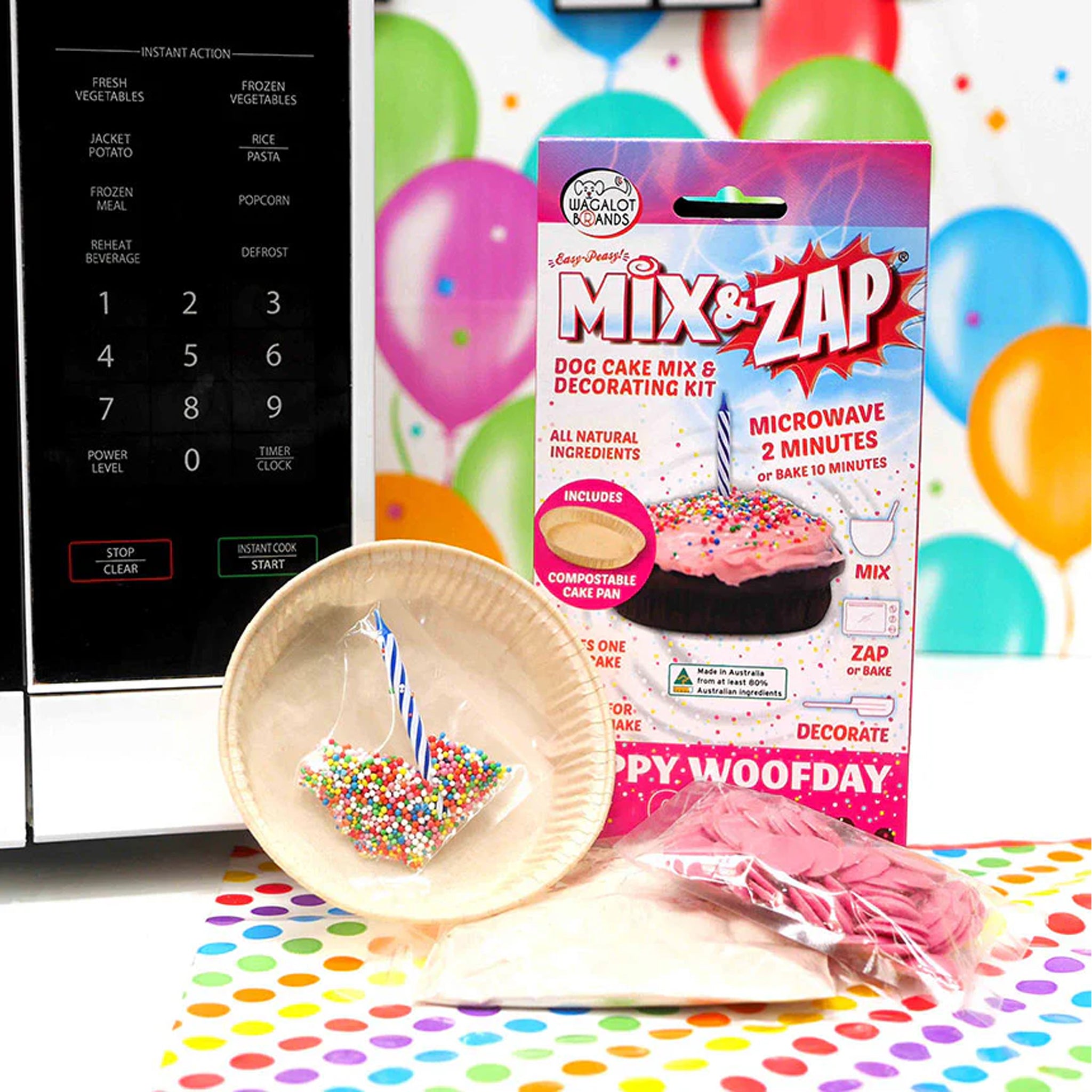 Wagalot Mix & Zap Happy Woofday Cake Mix