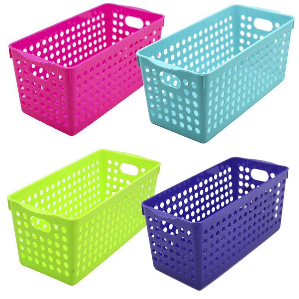 Mode Neon Storage Basket – 29 × 13 × 12cm (4 Assorted)