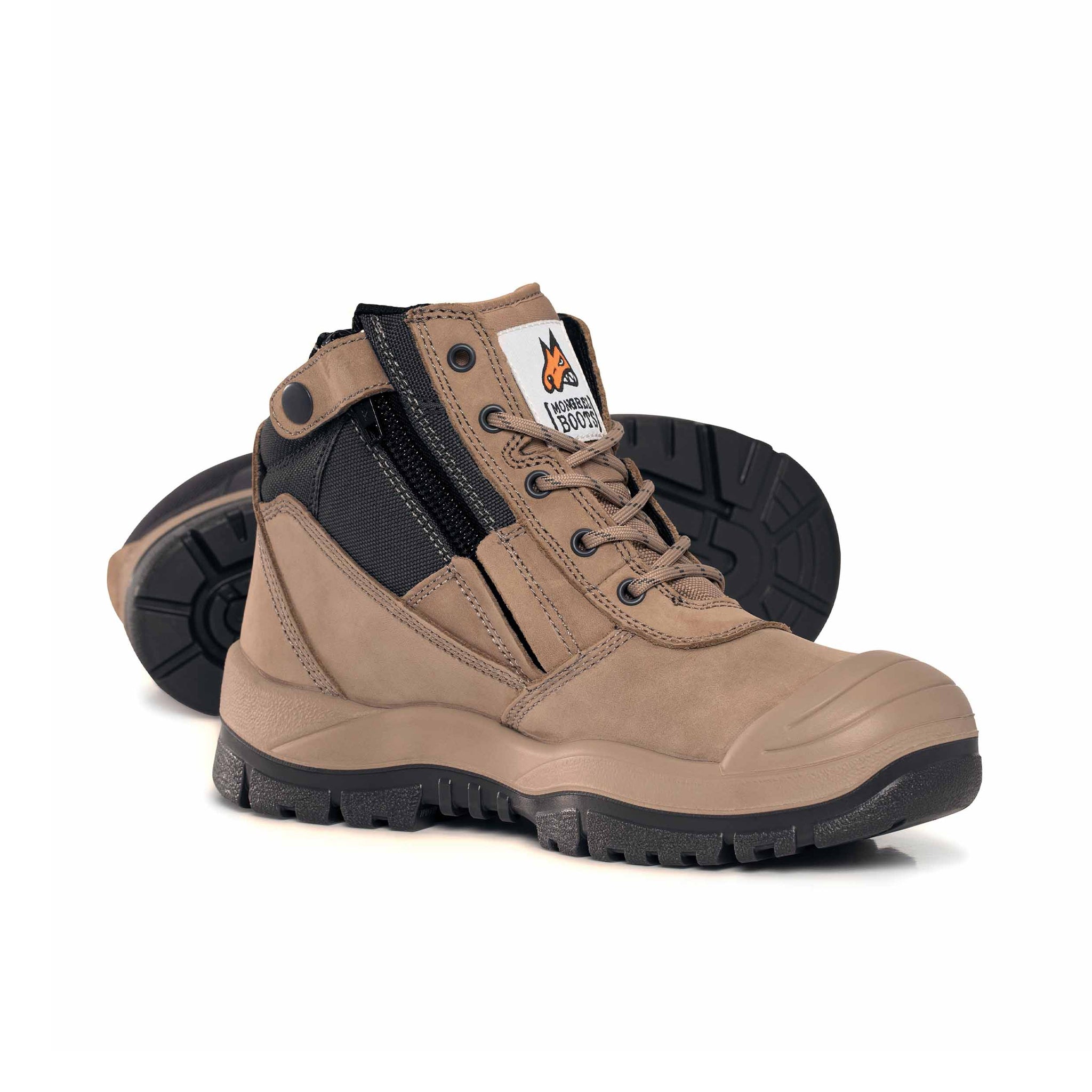 Mongrel Boots ZipSider w/ Scuff Cap
