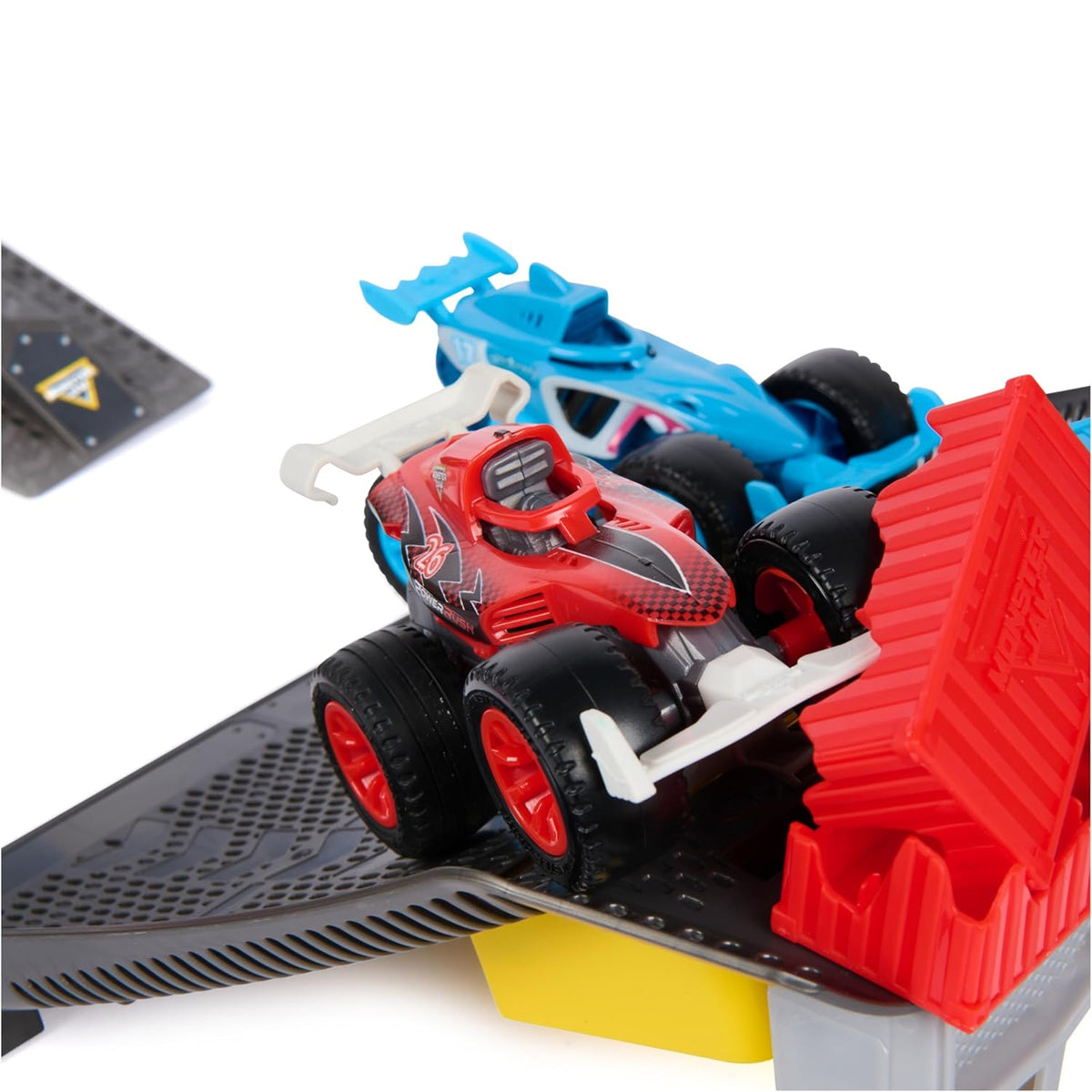 Monster Jam 1:64 Monster Motor Rev-Up Raceway Playset