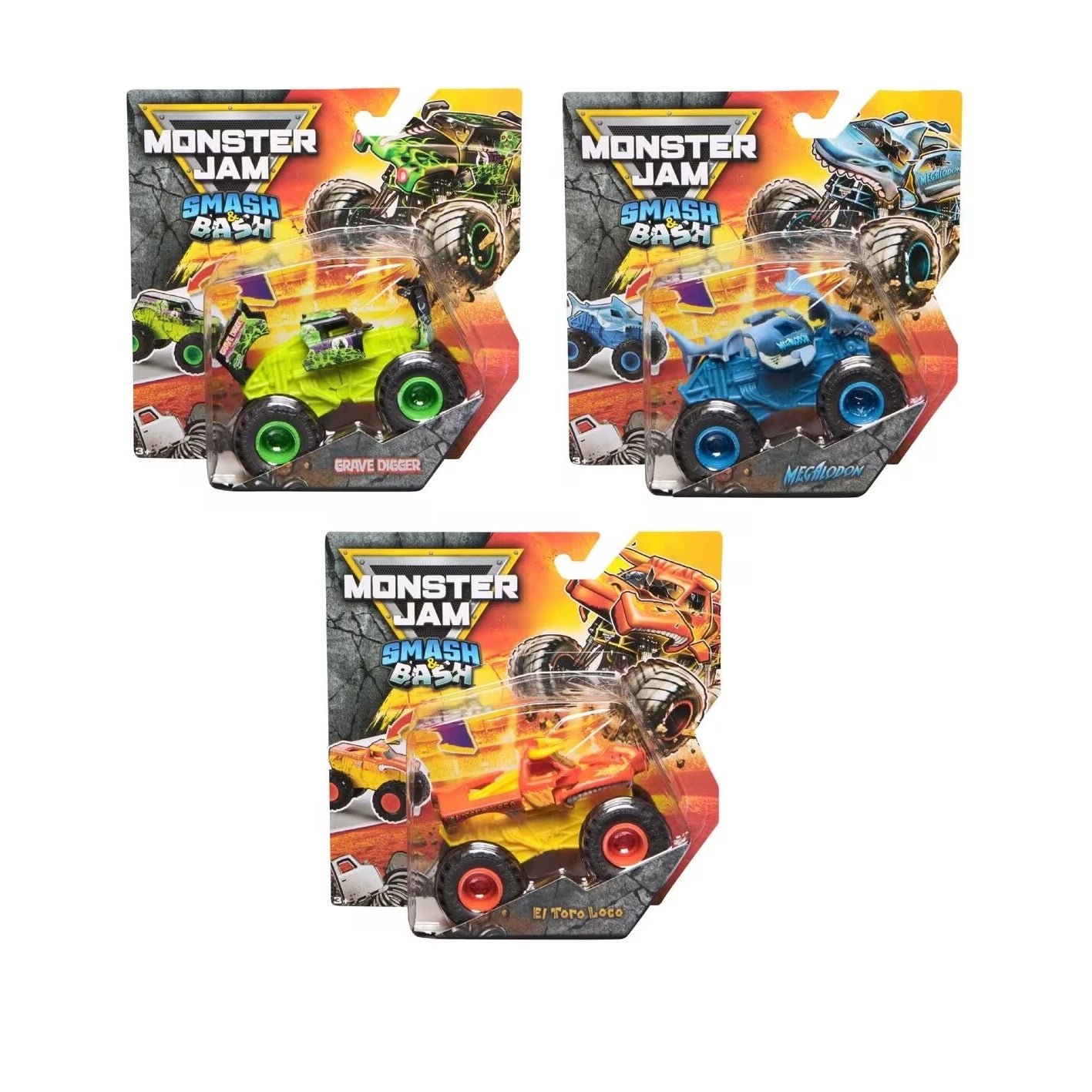Monster Jam 1:64 Smash & Bash assorted