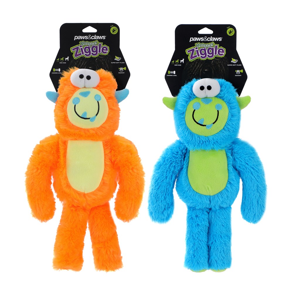 Monster Ziggle Pet Toy Assorted