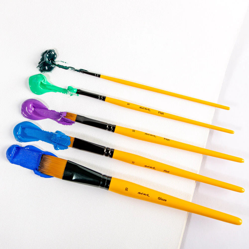 MONT MARTE Acrylic Brushes Signature 5pc
