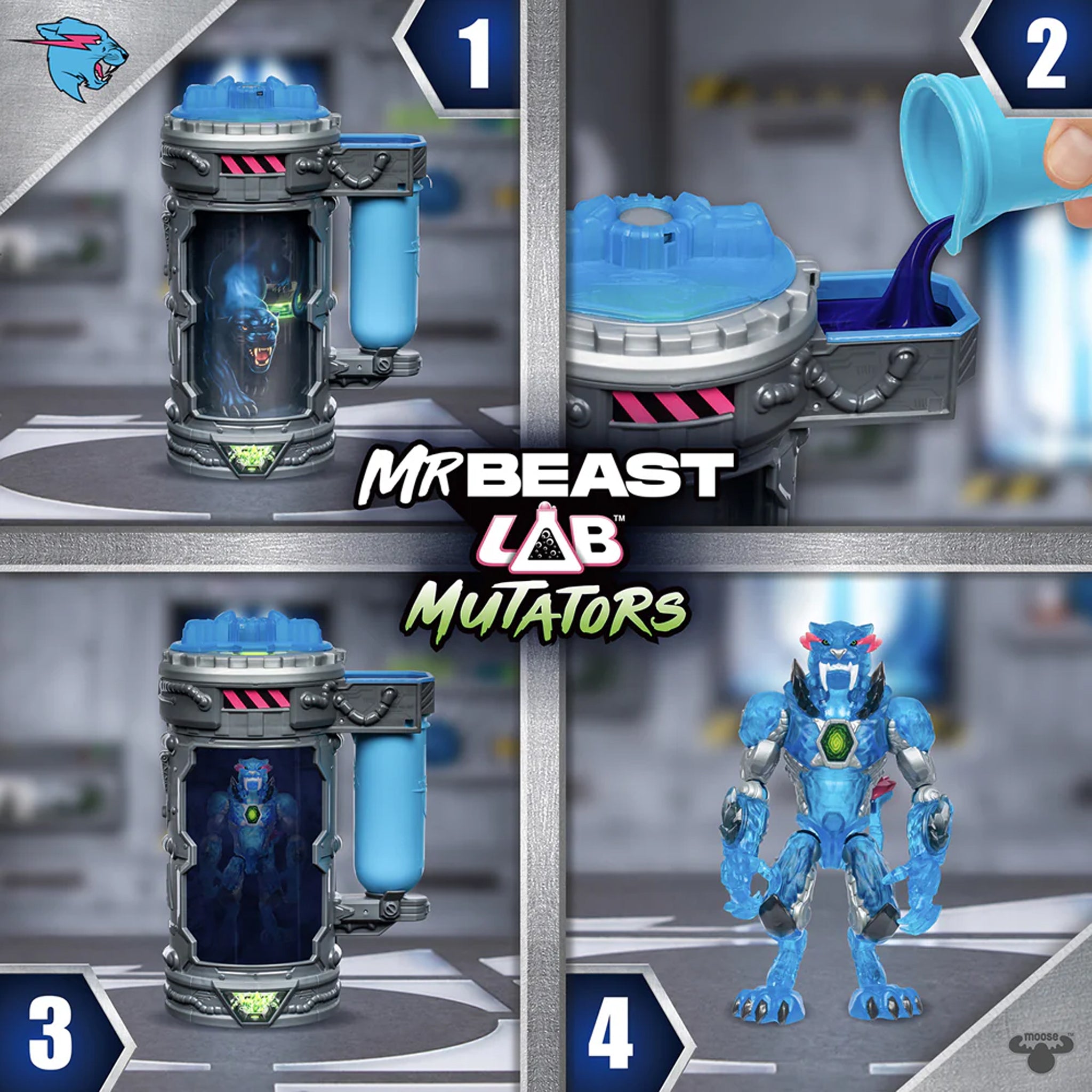 Mr Beast Lab Mutators Mech Mutation - Chamber Stealth Panther Single Pack