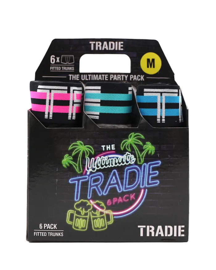 Tradie Men's 6Pk Fitted Trunk