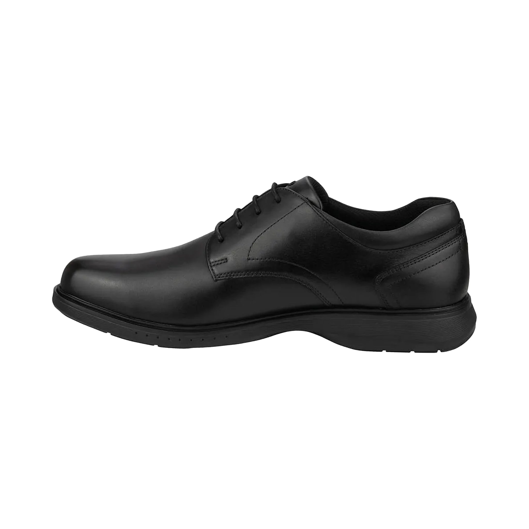 Nunn Bush KORE PRO Plain Leather Shoe – Black