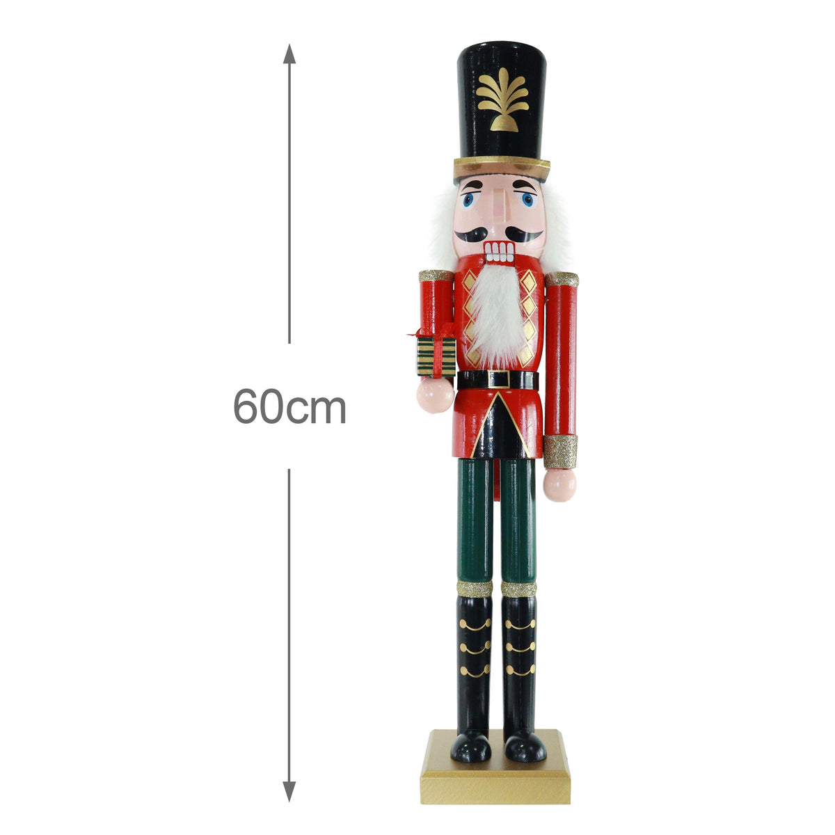 Nutcracker Red-Green 60cm