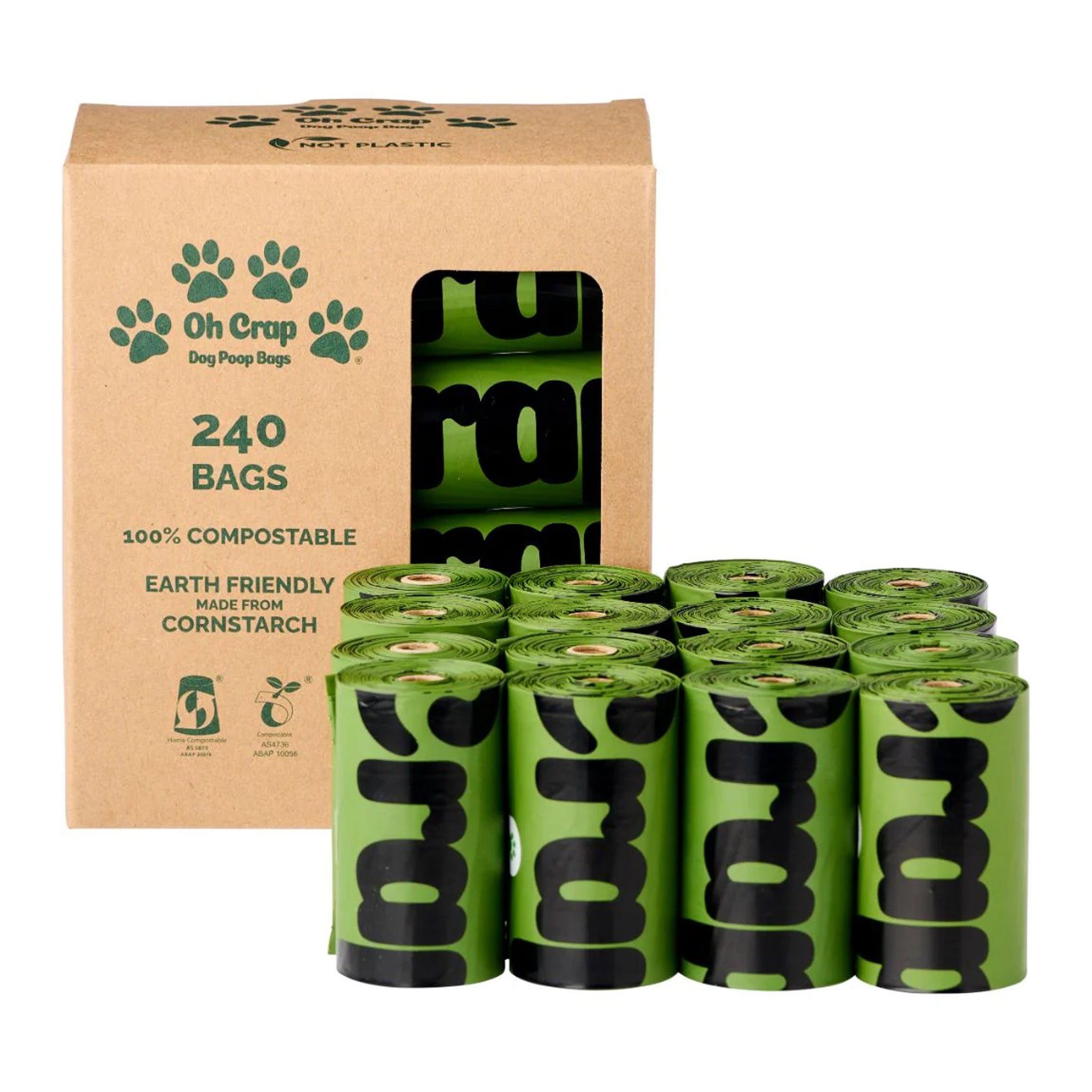 Oh Crap Compostable Dog Poop Bags – 60 & 240 Bags