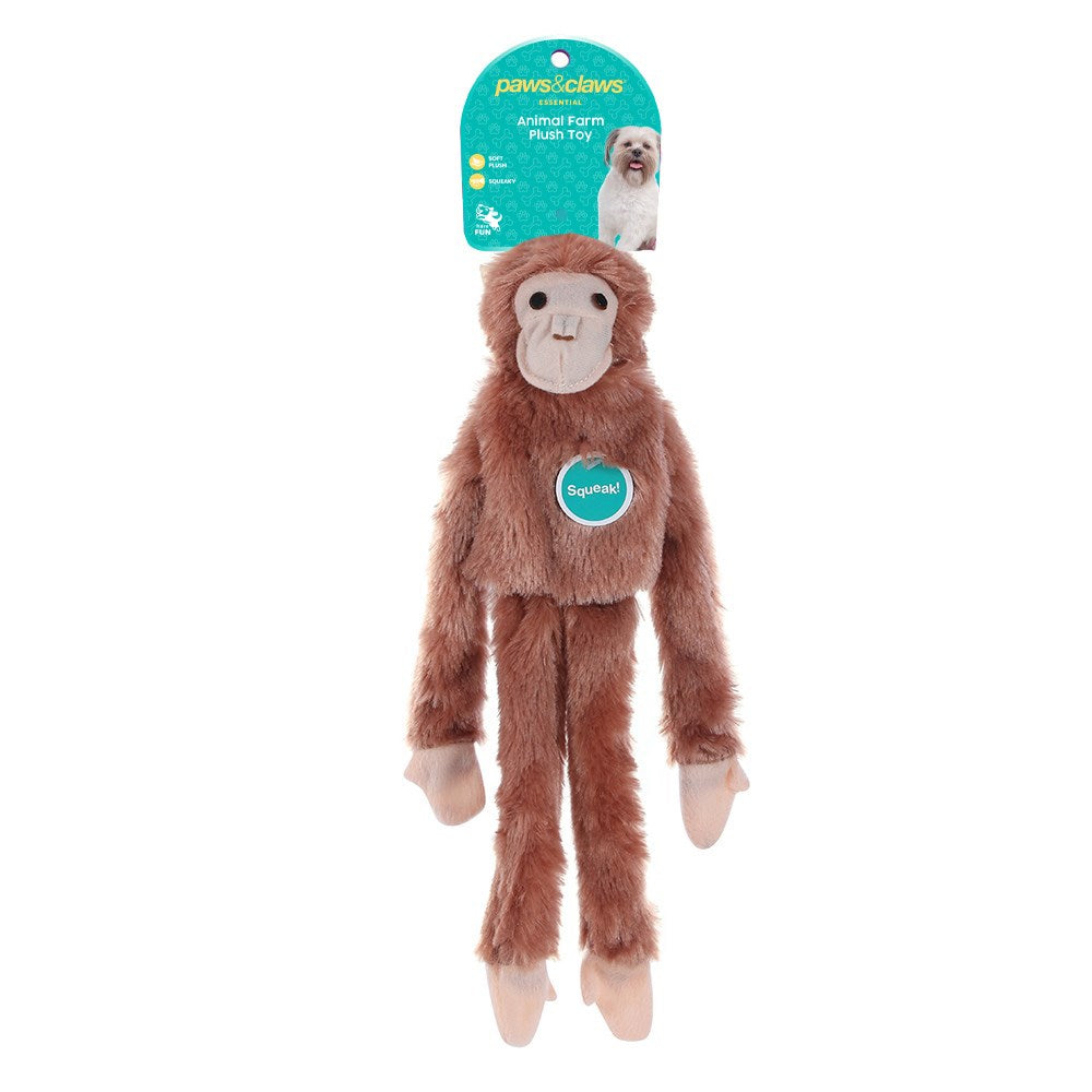 Orangutan Plush Pet Toy – 47cm (Assorted)