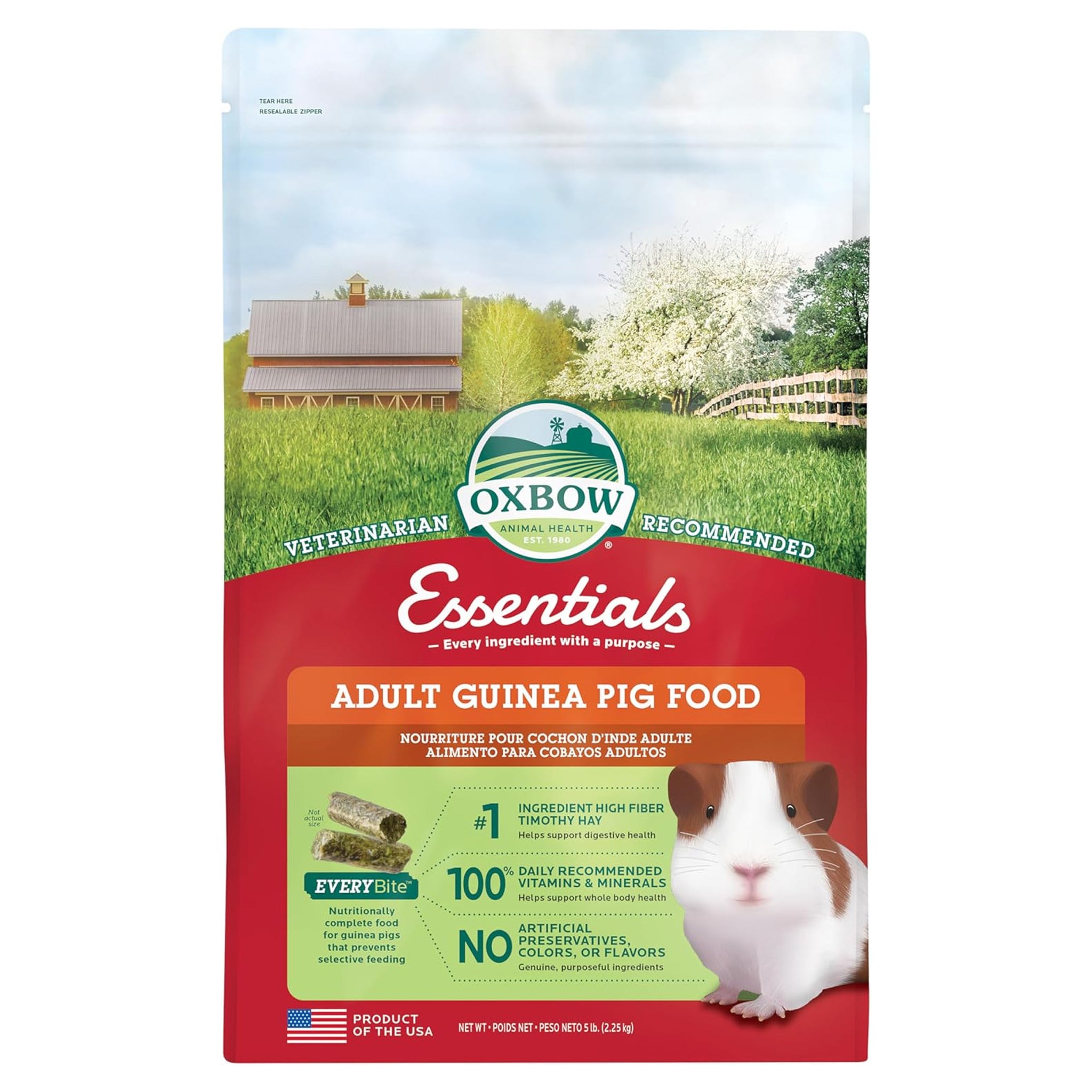 Oxbow Essentials Adult Guinea Pig Food 2.25kg