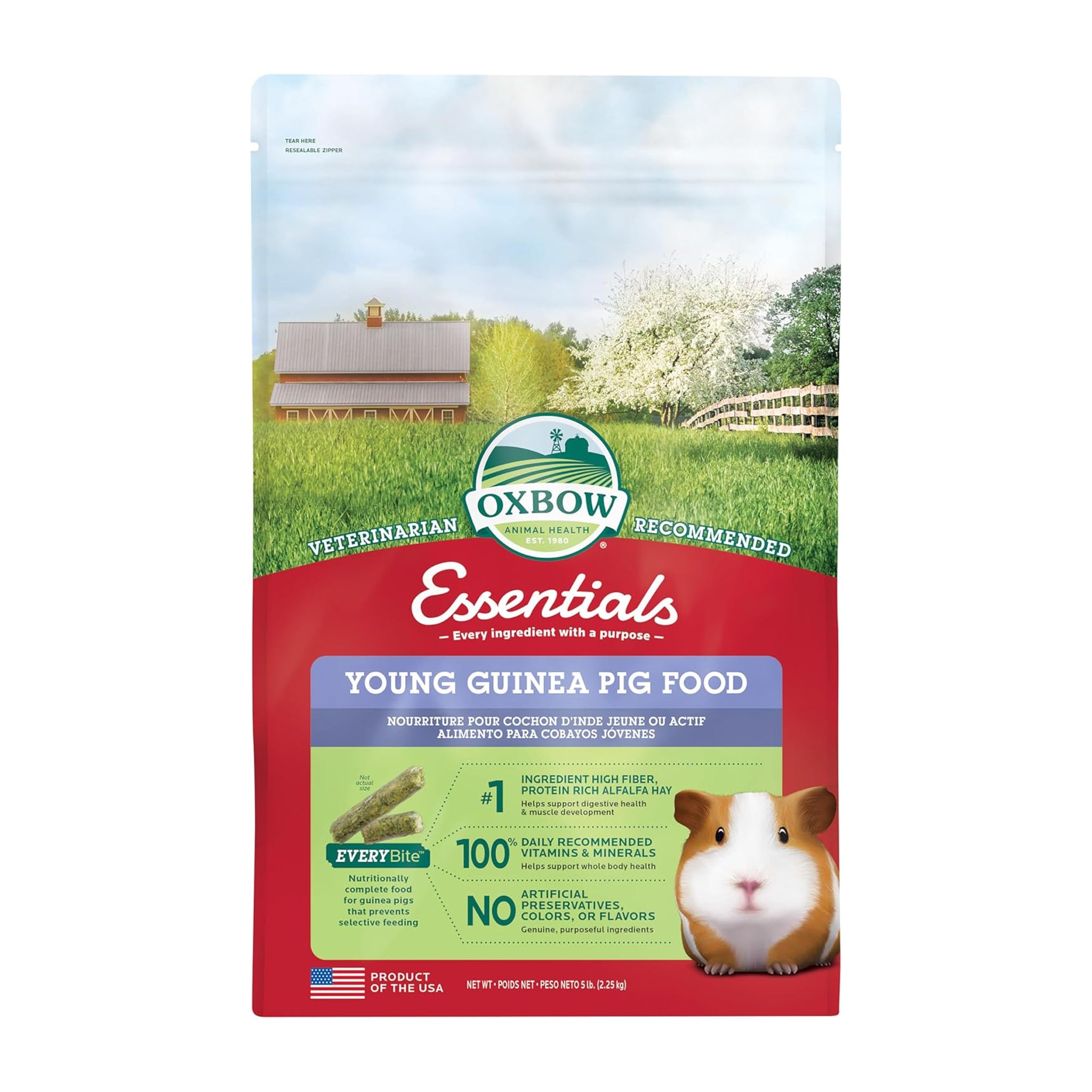 Oxbow Essentials Young Guinea Pig Food 2.25kg