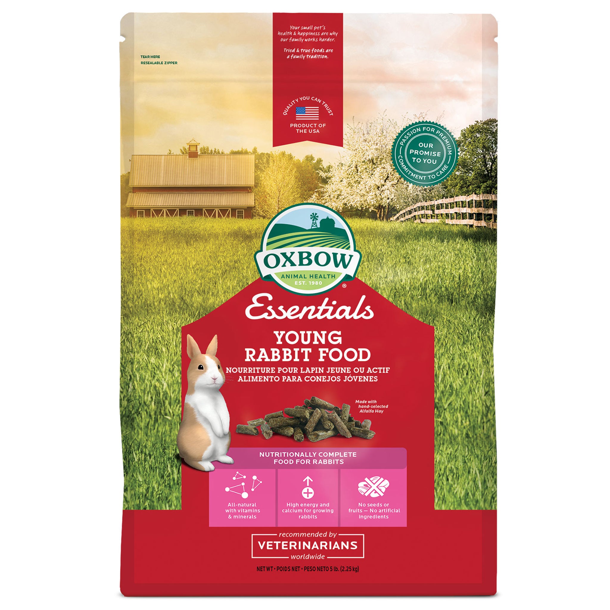 Oxbow Essentials Young Rabbit Food 2.25kg