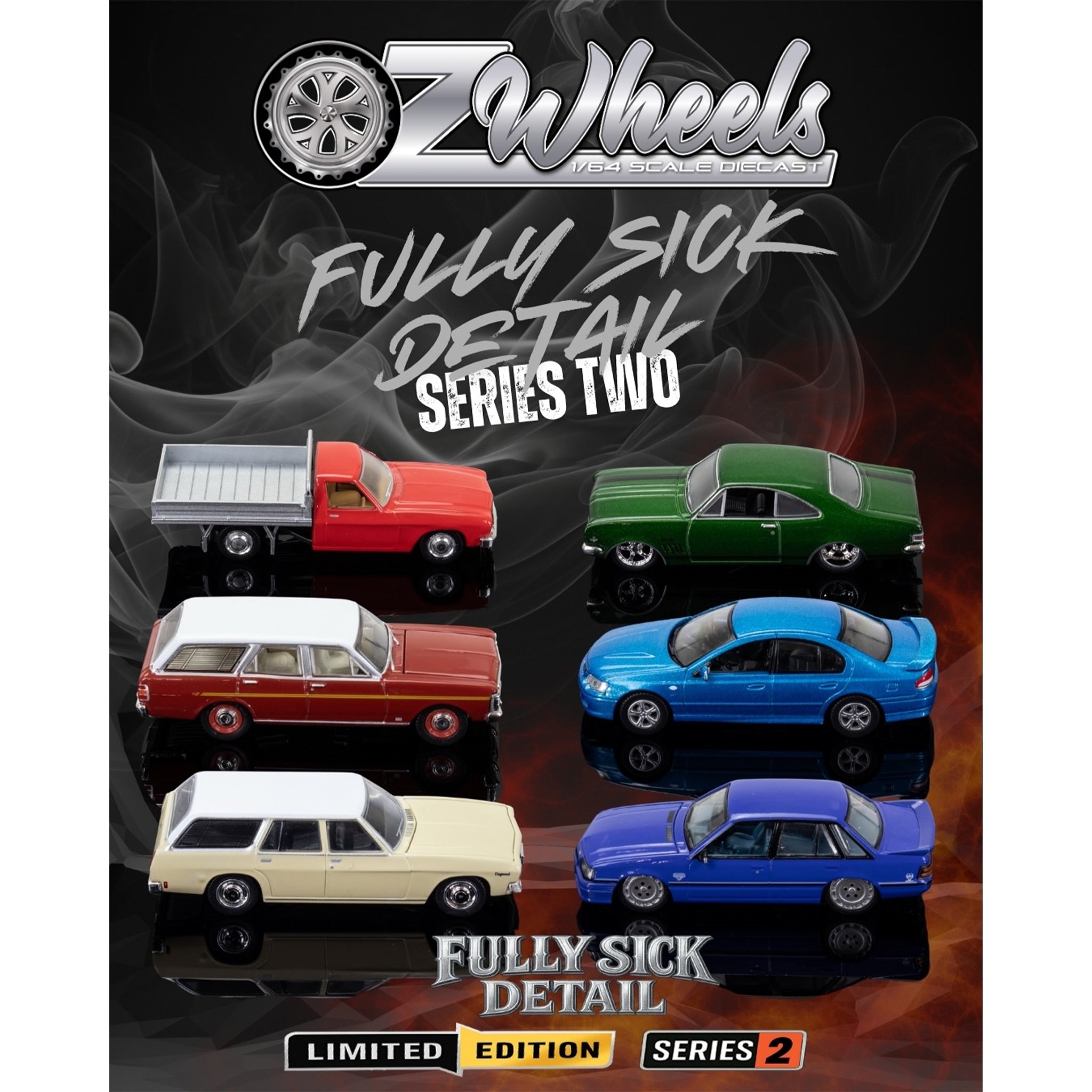 Oz Wheels 1:64 FSD Series 2 Diecast Assorted