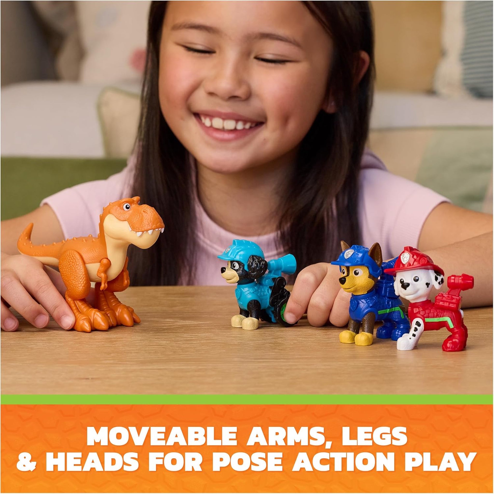PAW Patrol The Dino Movie - Dino Adventure Team Figure Pack