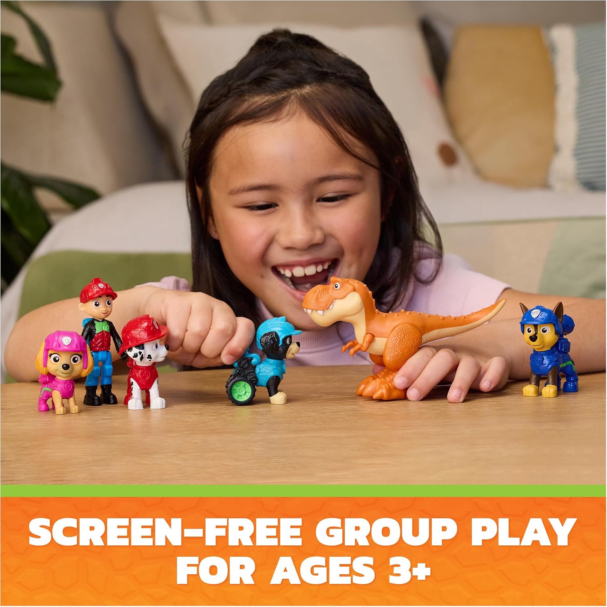 PAW Patrol The Dino Movie - Dino Adventure Team Figure Pack