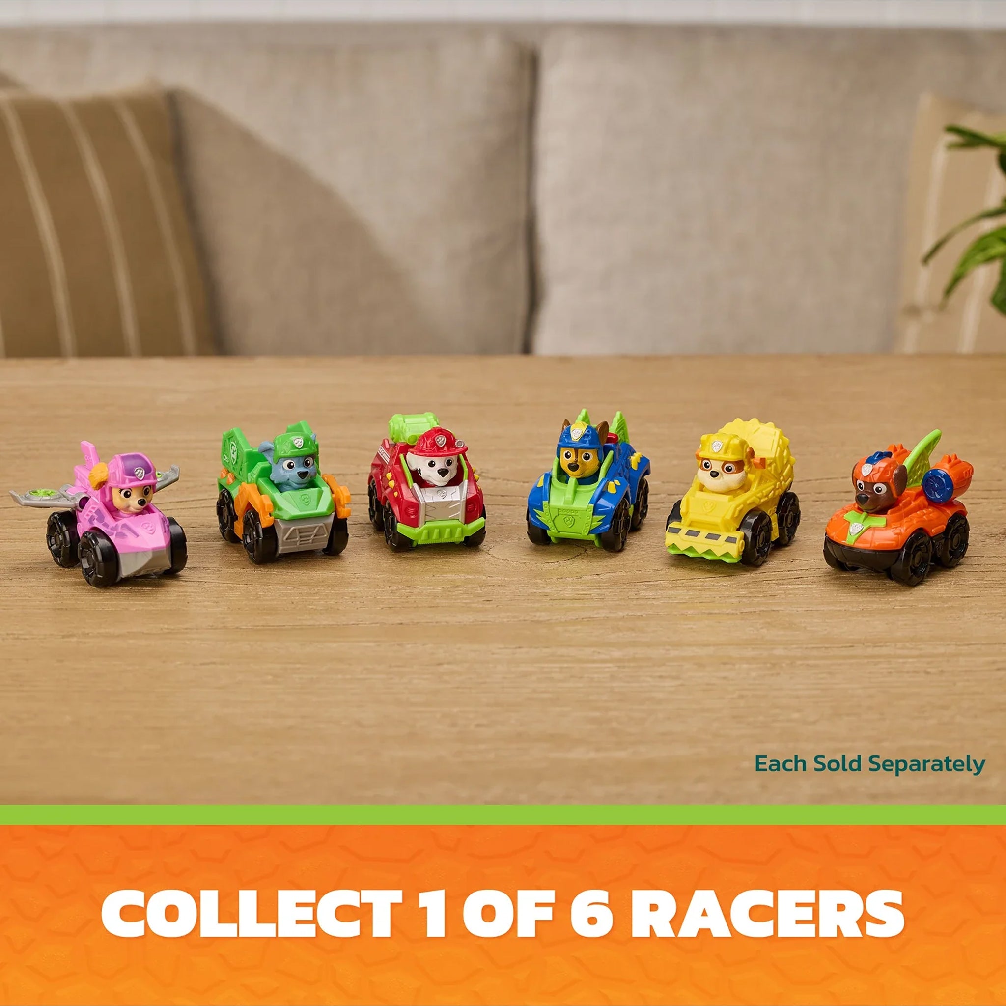 PAW Patrol The Dino Movie - Dino Pup Squad Racers Assorted