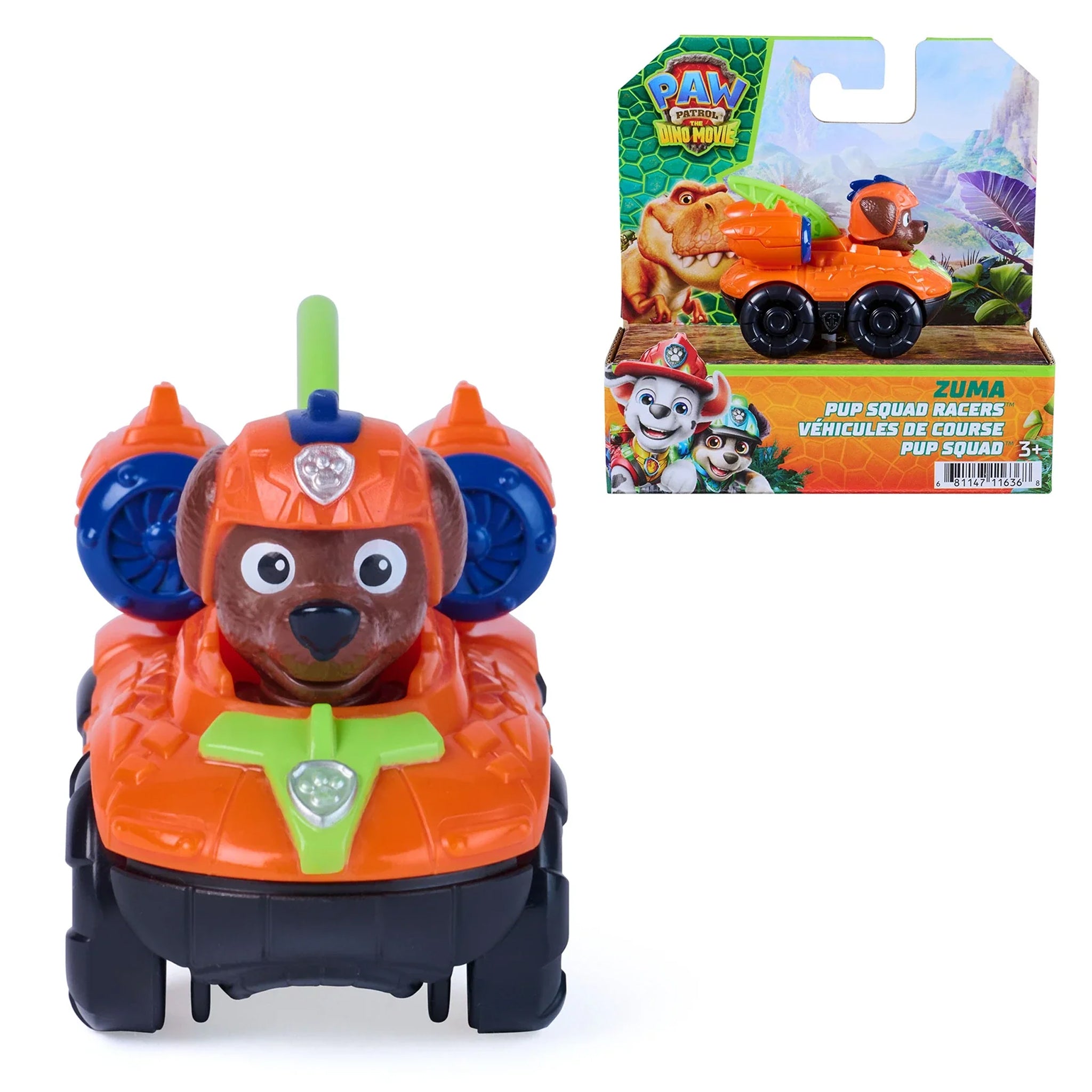 PAW Patrol The Dino Movie - Dino Pup Squad Racers Assorted