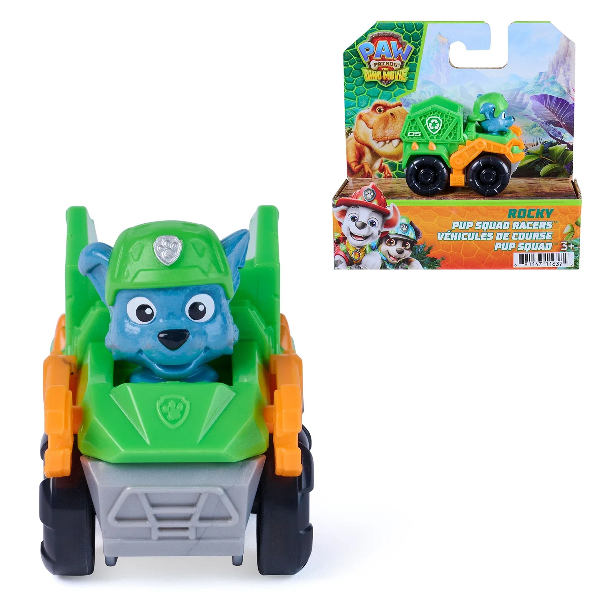 PAW Patrol The Dino Movie - Dino Pup Squad Racers Assorted