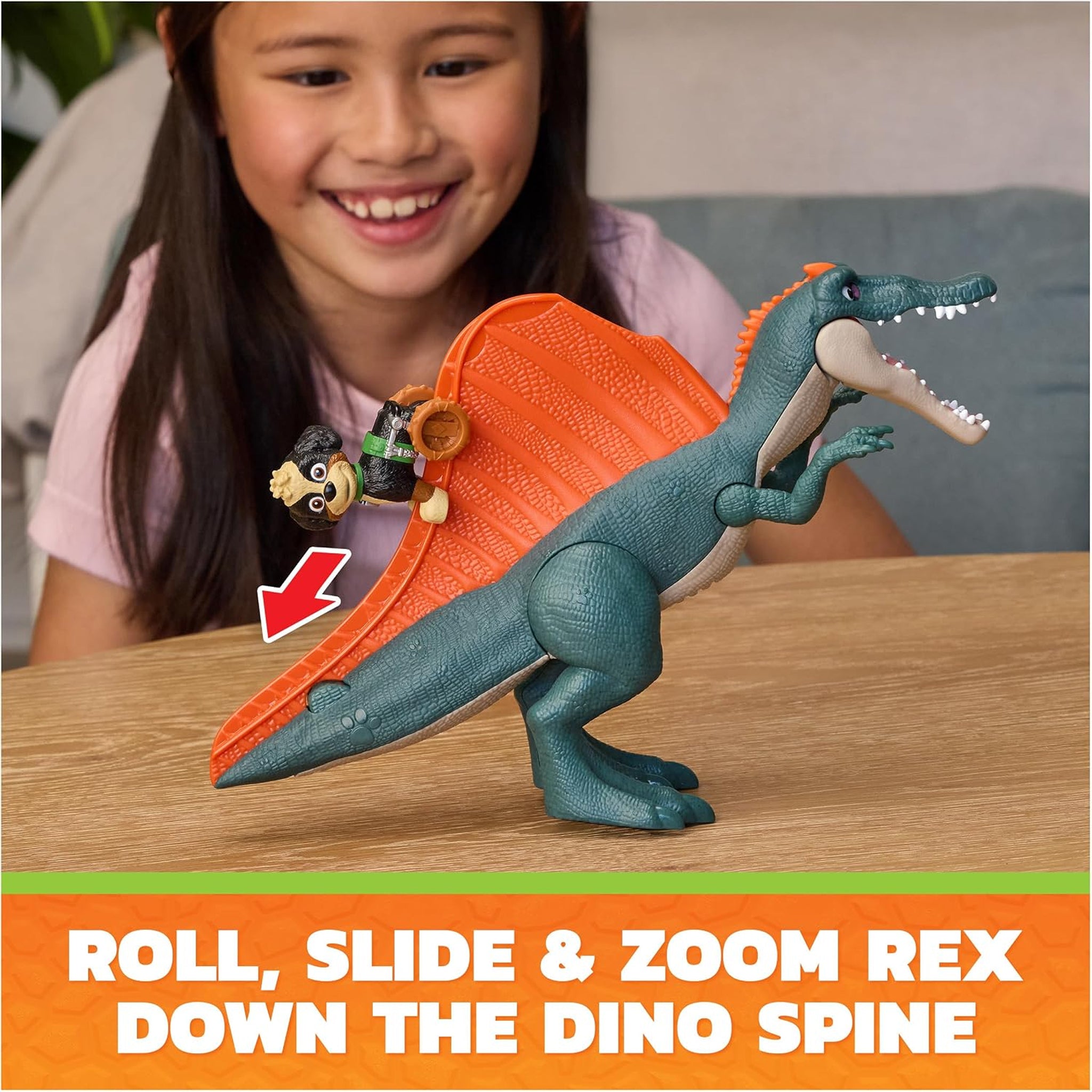 PAW Patrol The Dino Movie - Rise & Roll Dino Set