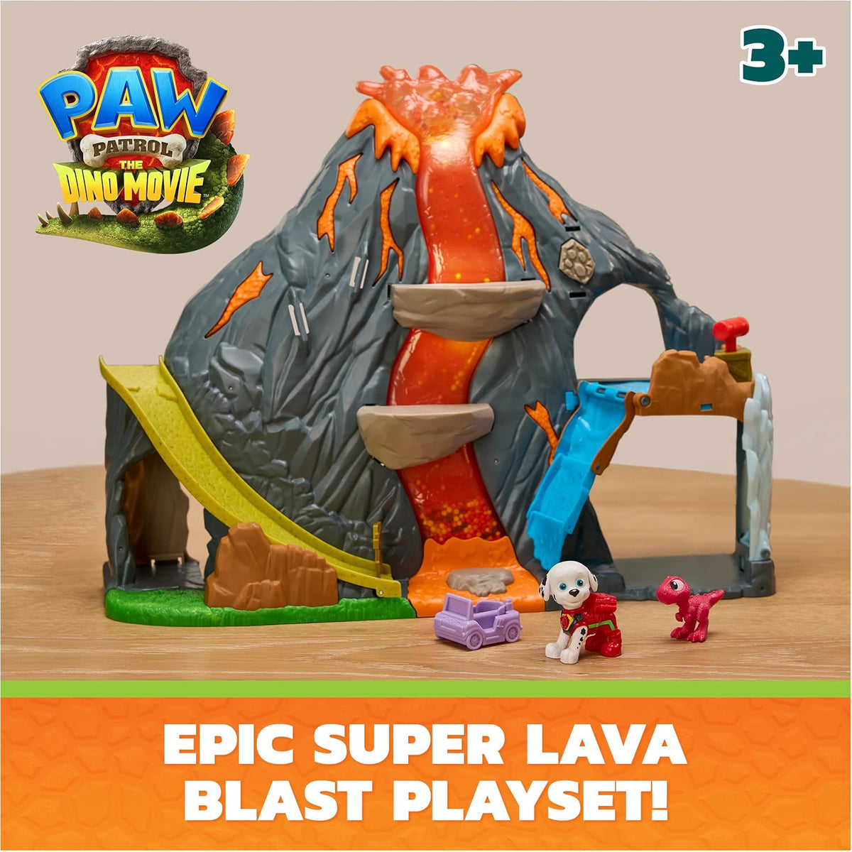 PAW Patrol The Dino Movie - Super Lava Blast Playset