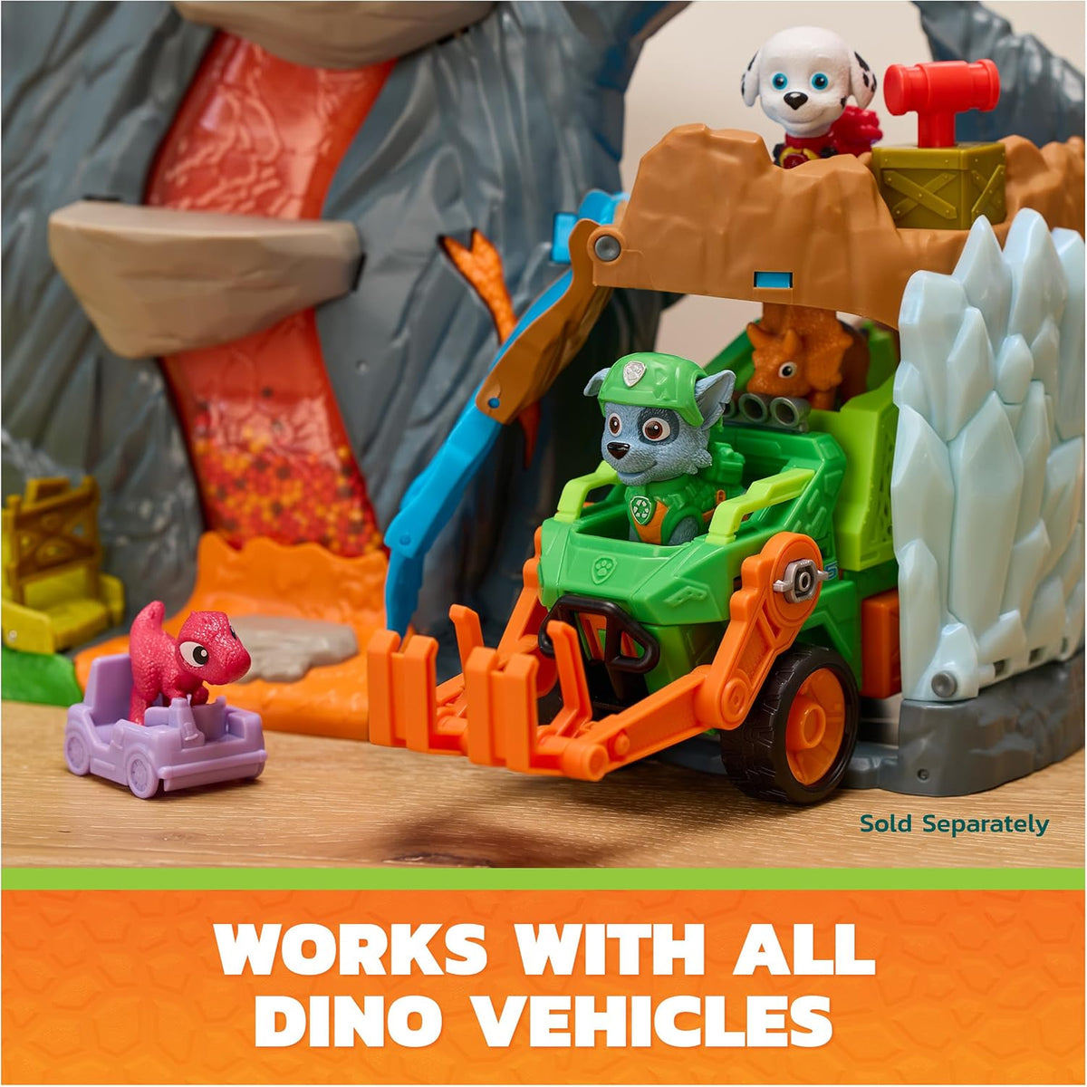 PAW Patrol The Dino Movie - Super Lava Blast Playset
