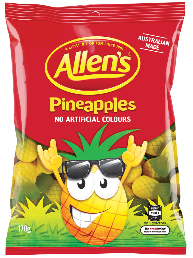 Allens Pineapples 170g