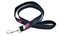 Black Dog Wear Training Lead - Reg 1.2m - Stainless Steel