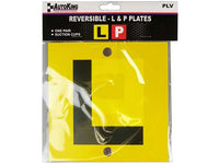 AUTOKING P and L Plate Vic Reversible Red