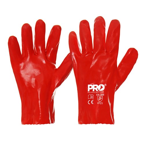 ProChoice 27cm Red PVC Gloves Large