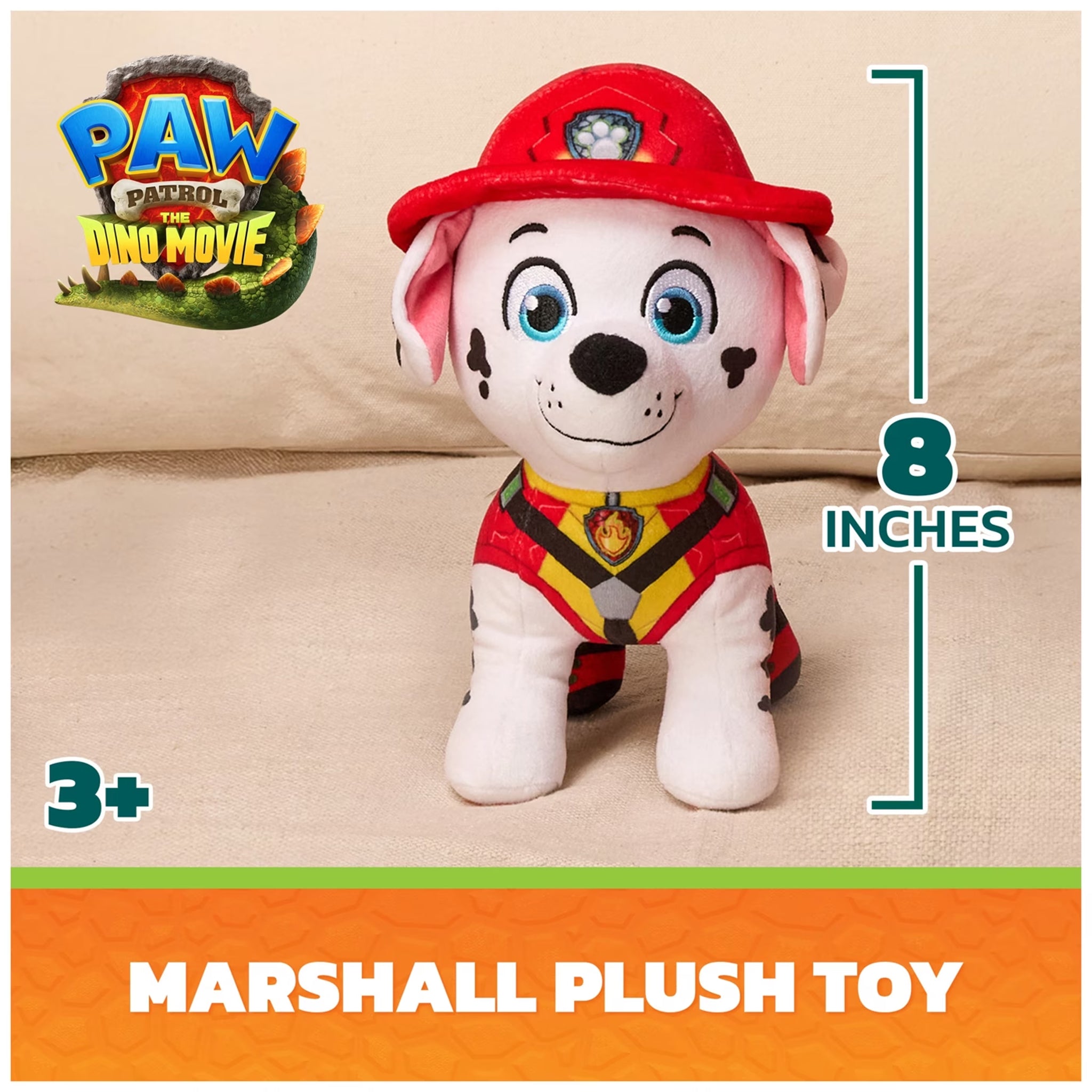 PAW Patrol The Dino Movie - Essential 8" Plush